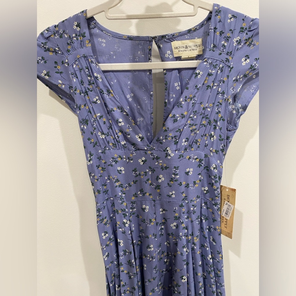 Denim & Supply Ralph Lauren Blue Floral Dress